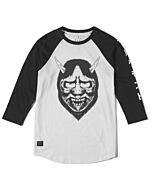 Altamont Night Demon White Black Raglan