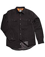 Bohnam Ryedale Black Quilted Flannel