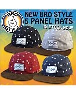 Bro Style Polka Thumbs 5 Panel Adjustable Cap