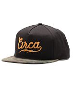 C1RCA Geyser Black Camo Snapback Hat