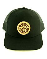 ChutingStar Leather Patch Snapback Hat