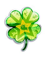 ChutingStar Lucky Four-Leaf Clover Sticker