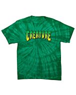 Creature Logo Spider Tie-Dye T-Shirt