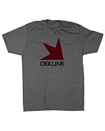 Dekline Stacked Charcoal T-Shirt