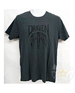 Draven Winged Microphone Grey T-Shirt