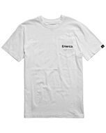 Emerica Triangle Back Hit White Pocket T-Shirt