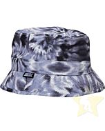 Grizzly Digi Black/Silver Tie-Dye Bucket Hat