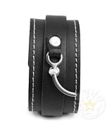 Leather Skydiver Closing Pin Cuff