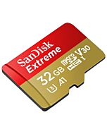 SanDisk 32GB Extreme microSDHC Memory Card + SD Adapter