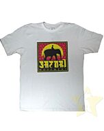 Satori Elephant Mosaic Natural Hemp T-Shirt