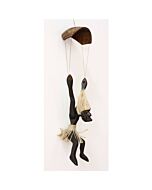 Hanging Handcrafted Wooden Swooper Dude