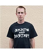 Thrasher Skate And Destroy Black T-Shirt