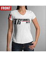 Tunnel Rats TR Tunnel Rats Women's White V-Neck T-Shirt
