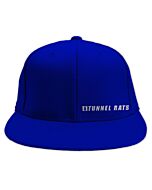 Tunnel Rats Silhouette Rat Blue 6-Panel Fitted Cap