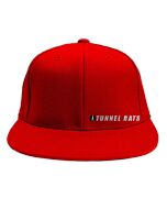 Tunnel Rats Silhouette Rat Red 6-Panel Fitted Cap