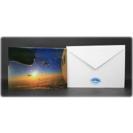 Sunset Exit Skydiving Greeting Card