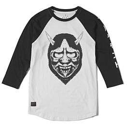 Altamont Night Demon White Black Raglan