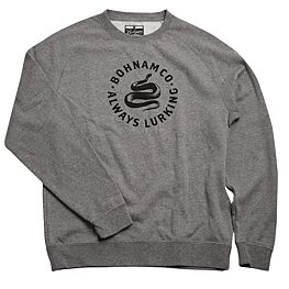 Bohnam Durham Gunmetal Heather Fitted Raglan Sweatshirt