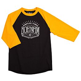 Bohnam Hollar Black Gold 3/4 Baseball Shirt