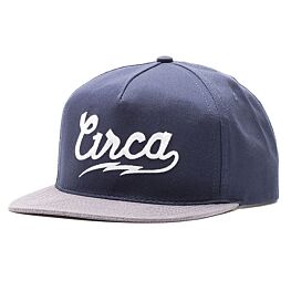 C1RCA Geyser Navy Gray Snapback Hat