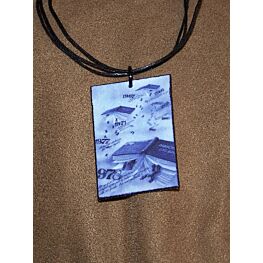 Skydiver Art Necklace (Ch.6 Purple)