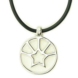ChutingStar Platinum Silver Pendant Necklace