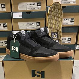 State Sterling x ChutingStar Black Gum Suede Mid-Top Shoes