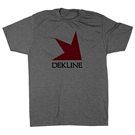 Dekline Stacked Charcoal T-Shirt