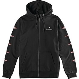 Emerica Indy Black Zip Fleece