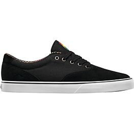 Emerica Provost Slim Vulc Black White Green Skate Shoes