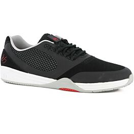 éS Sesla Black Grey Red Skate Shoes