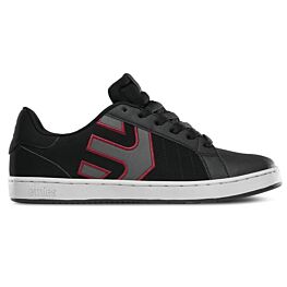 etnies Fader LS Black Charcoal Red Skate Shoe