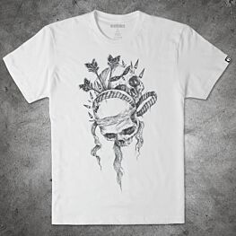 etnies x Nicomi Skulls White T-Shirt