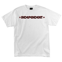 Independent Bar Cross White T-Shirt