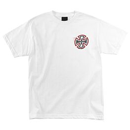 Independent Speeding Cross White T-Shirt