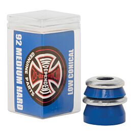 Independent Trucks Low Conical Cushions 92a Medium Hard Blue