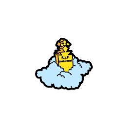 Krooked Skateboarding RIP Unknown Lapel Pin