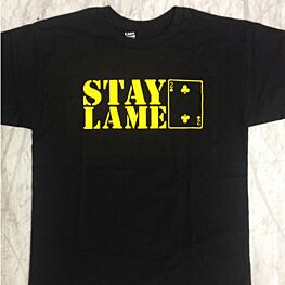 Lowcard Stay Lame 2 Of Clubs Black T-Shirt