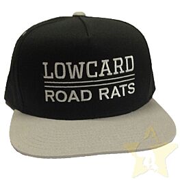 Lowcard Road Rats Embroidered Snap Back Cap