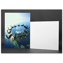 Bahamas Round Skydiving Greeting Card