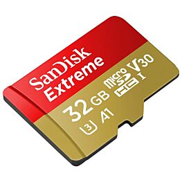 SanDisk 32GB Extreme microSDHC Memory Card + SD Adapter