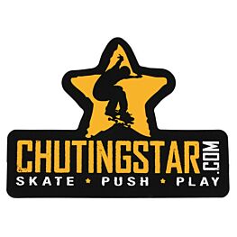 ChutingStar Skate Push Play Die-Cut Tall Sticker