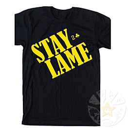Lowcard Stay Lame Black Yellow T-Shirt