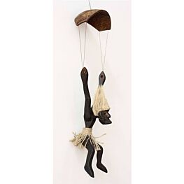 Hanging Handcrafted Wooden Swooper Dude
