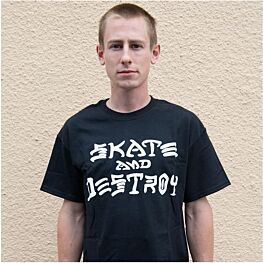 Thrasher Skate And Destroy Black T-Shirt