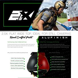 Custom Tonfly 2.5X Skydiving Camera Helmet