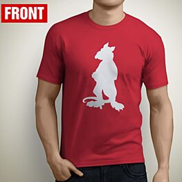 Tunnel Rats Rat Silhouette Red T-Shirt