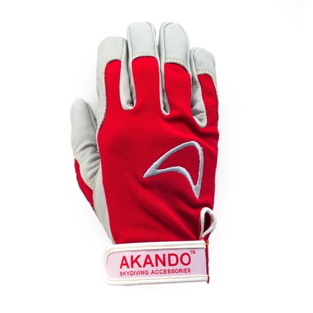 Akando Red Ultimate Skydiving Gloves | ChutingStar Skydiving