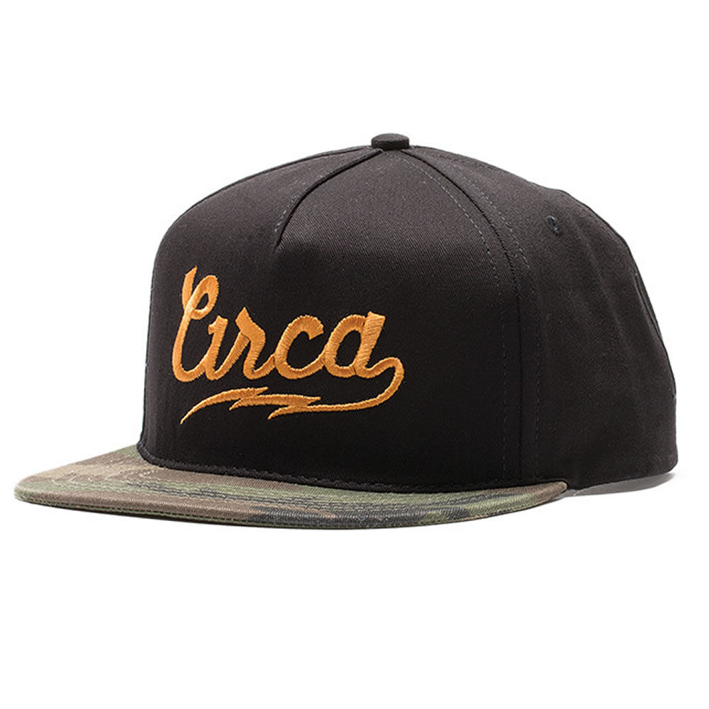 C1RCA Geyser Black Camo Snapback Hat | ChutingStar Skydiving Gear