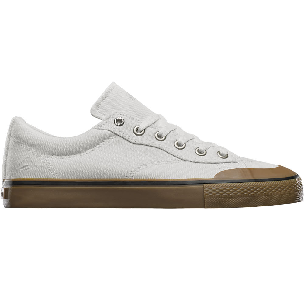 Emerica Indicator Low White Gum Skate Shoes ChutingStar